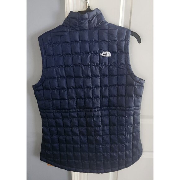 The North Face Womens Thermoball Insulated Vest Summit Navy Size Medium - Picture 2 of 3